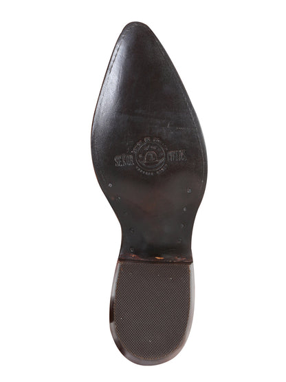 Cowboy boot  El Senor de los Cielos - Imitation Ostrich - Cognac  40835