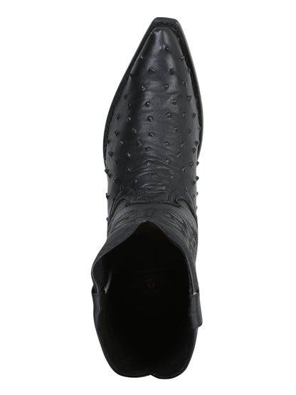 Cowboy boot  El Senor de los Cielos - Imitation Ostrich - Black  40848