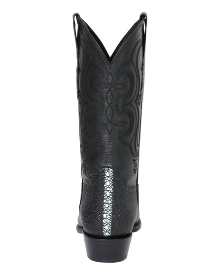 Cowboy boot  El Senor de los Cielos -  Manta Print - Black 41528