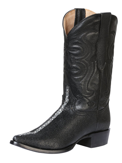Cowboy boot  El Senor de los Cielos -  Manta Print - Black 41528