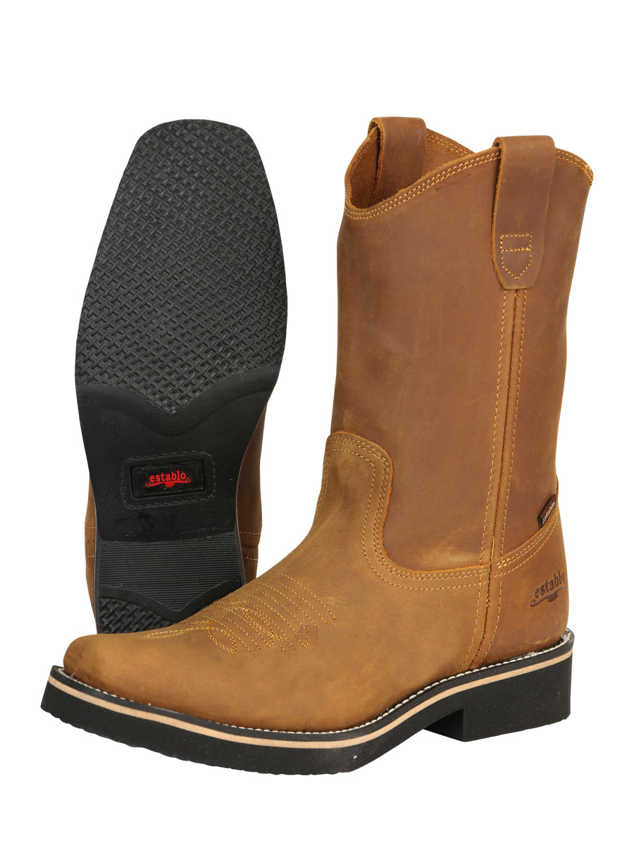 Establo Men’s Work Boot - Crazy Leather in Mango

 41530