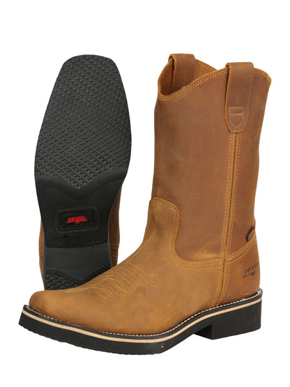 Establo Men’s Work Boot - Crazy Leather in Mango

 41530