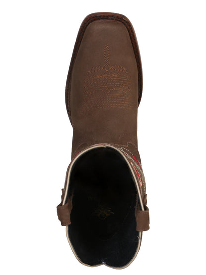 El General Rodeo Boot - Suede Camel 41784