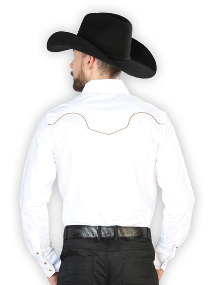 El Señor de los Cielos Embroidery Shirt White/Black 42957