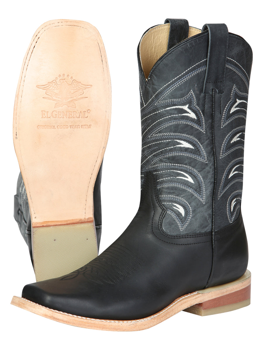 El General Rodeo Boot - Crazy Black 42994