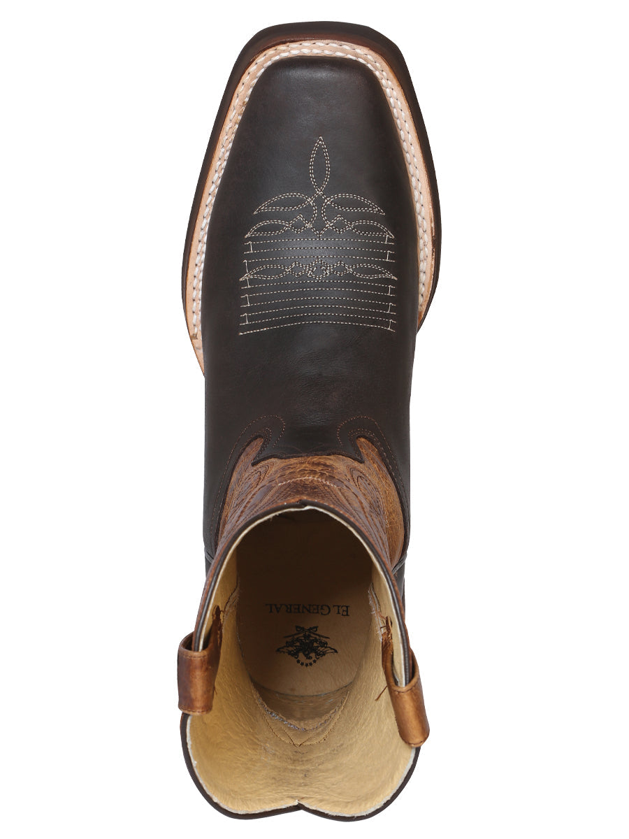 El General Rodeo Boot - Crazy Dark Brown 43004