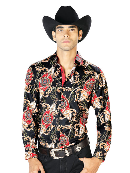 Black Gold Casual Long Sleeve Shirt 43543