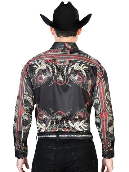 Black Casual Long Sleeve Shirt 43669