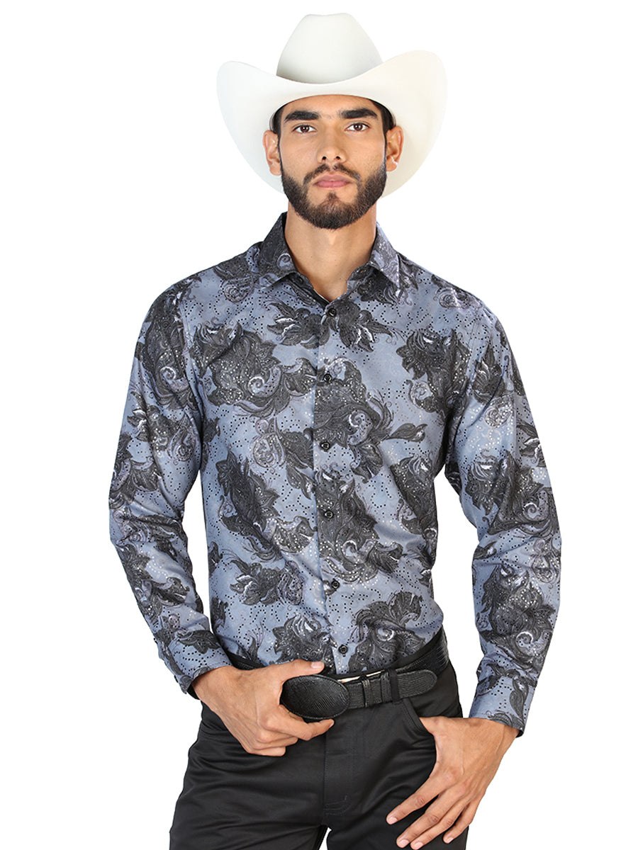 Black Casual Long Sleeve Shirt 43775