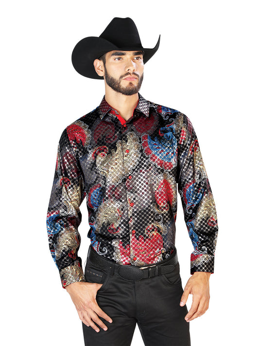 Black Casual Long Sleeve Shirt 43836