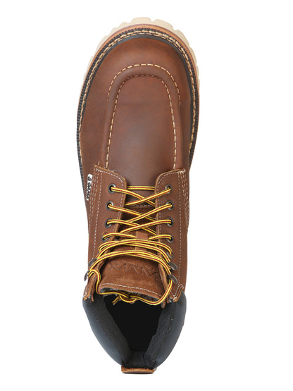Ankle Work Boot with Laces - Gama Grasso Roble Leather 43980
