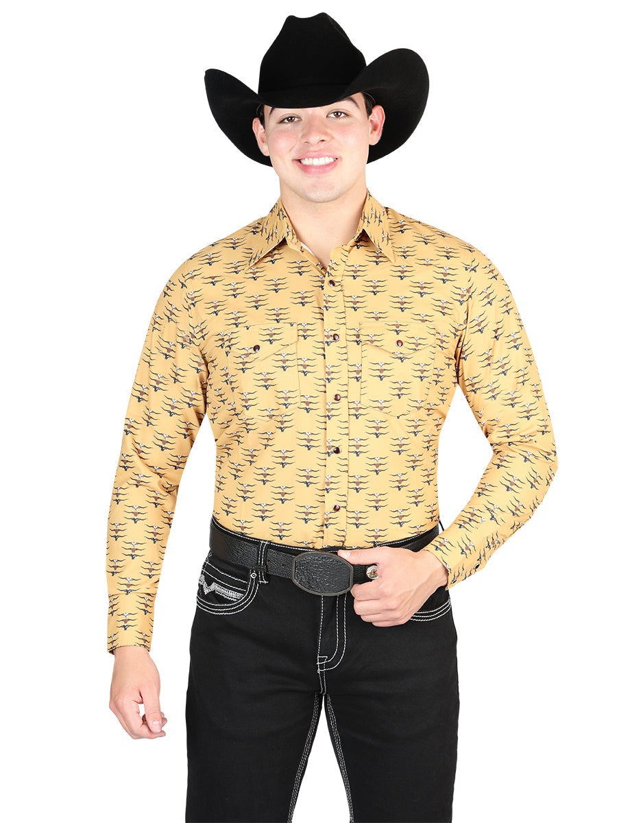 El General Yellow Western Shirt 44323