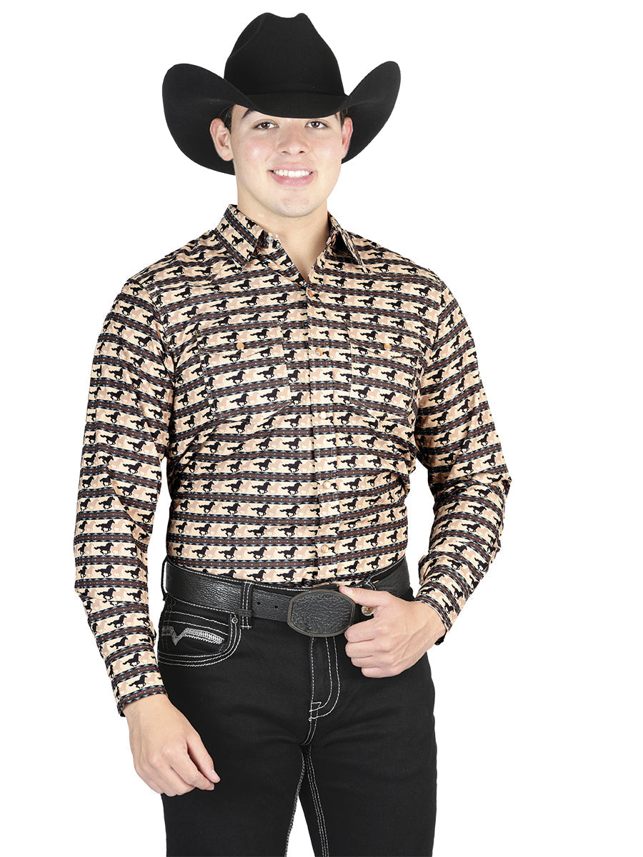 El General Brick Western Shirt 44329