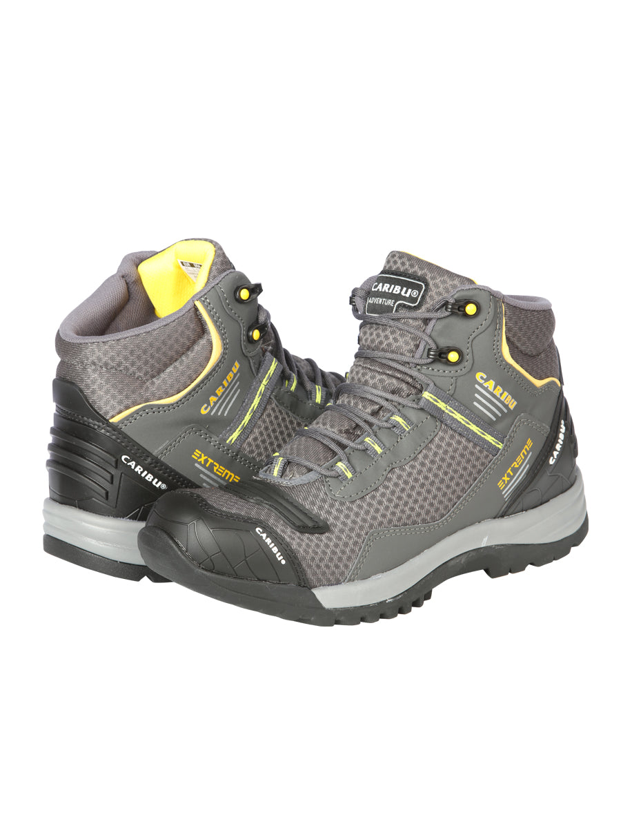Work Shoe Caribu - Synthetic finish  - Grey/Yellow 44367