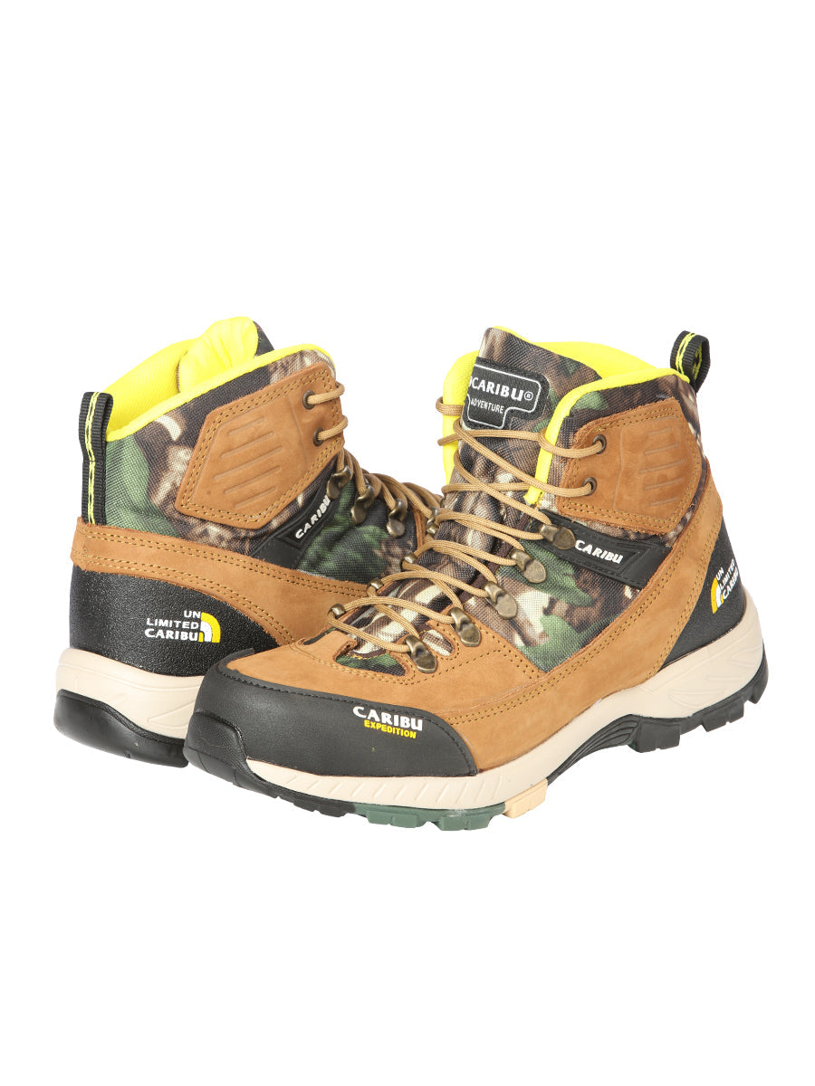 Work Shoe Caribu - Synthetic finish - Yellow/Camouflaje 44368