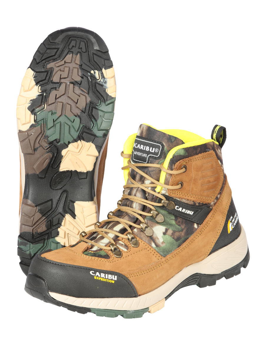 Work Shoe Caribu - Synthetic finish - Yellow/Camouflaje 44368