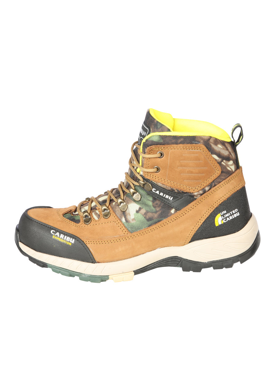 Work Shoe Caribu - Synthetic finish - Yellow/Camouflaje 44368
