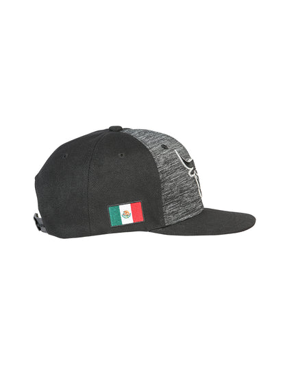 El General Bull Hat-Black/Grey 44371