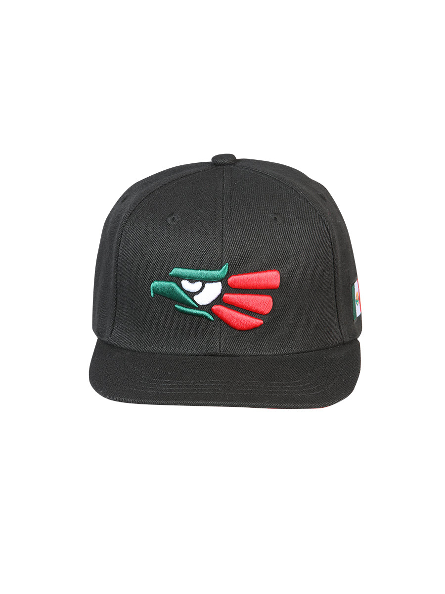 El General Aguila Tricolor Cap - Black Fabric 44376