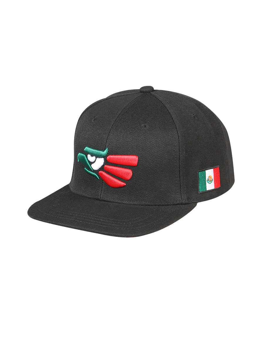 El General Aguila Tricolor Cap - Black Fabric 44376