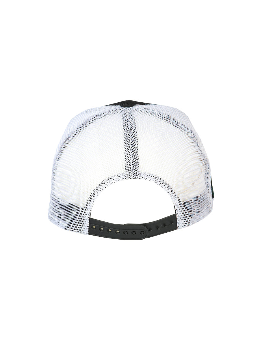 El General Bull Cap - Black/White Fabric 44377
