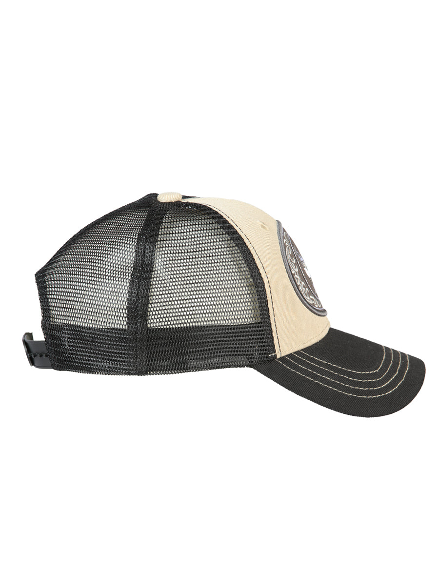 El General Rooster Hat- Black/Taupe 44383