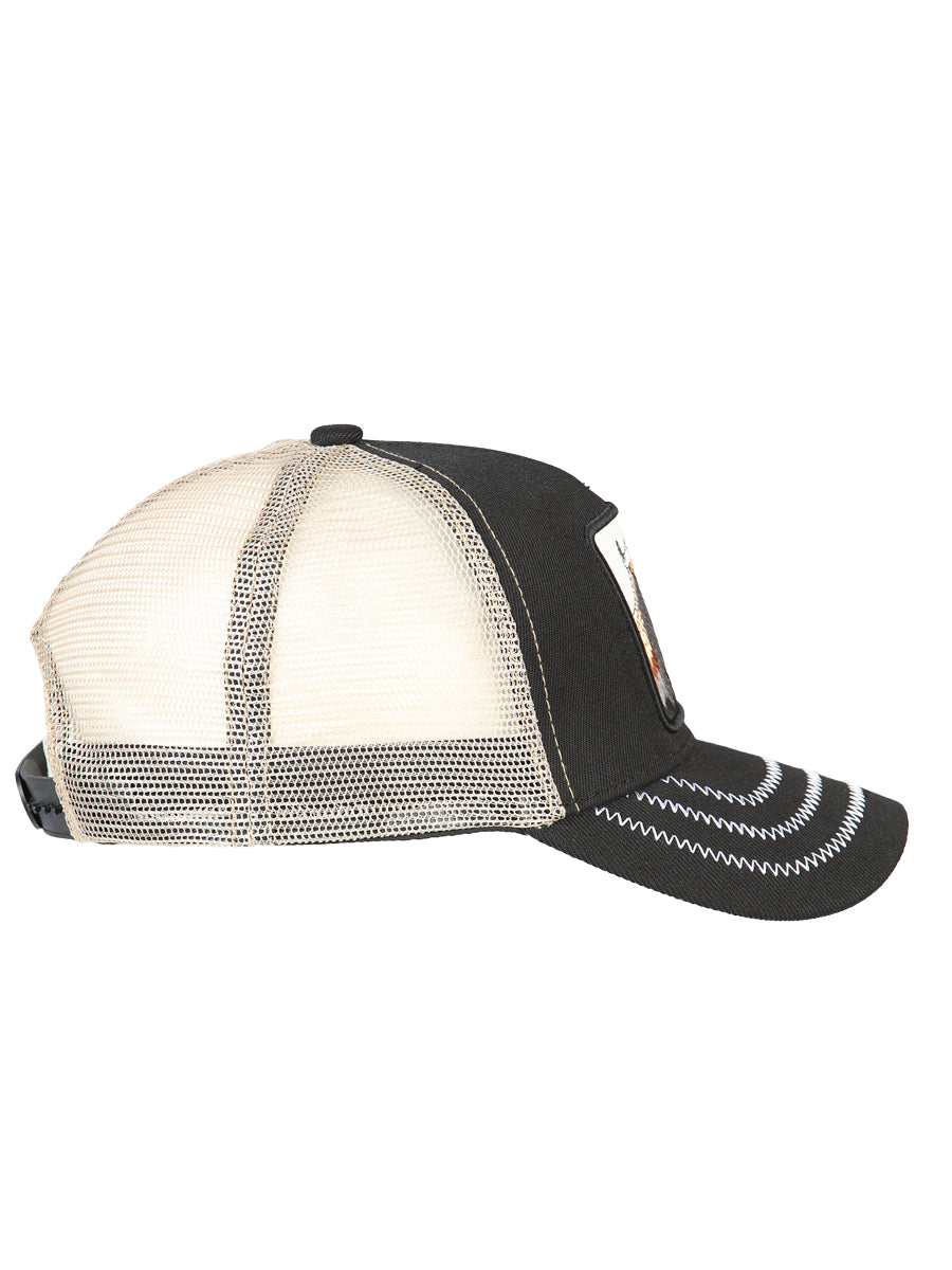 El General Bull Hat- Black/Taupe 44385