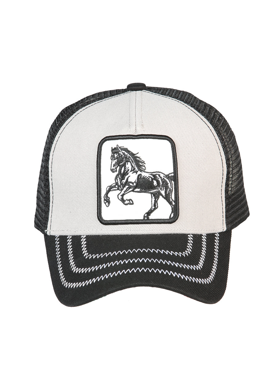 El General Horse Hat- Grey/Black 44390