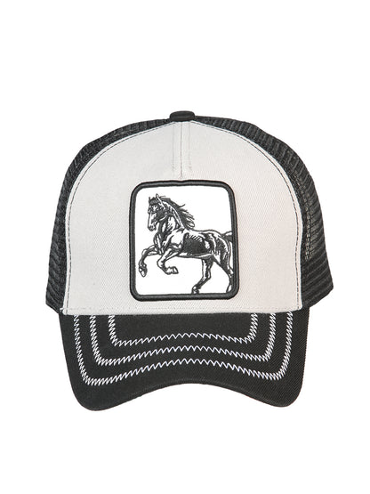 El General Horse Hat- Grey/Black 44390