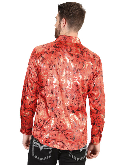 El General Red Casual Long-Sleeve Shirt 44592