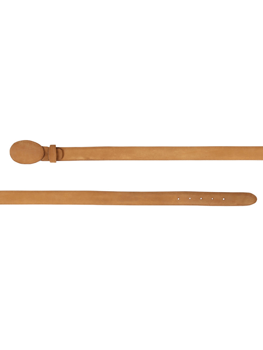 Women Denim Belt - El General - Nobuck Peach 44648