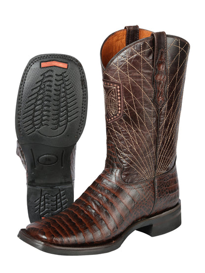 El General Rodeo - Printed Alligator leather boots - Brown 44672