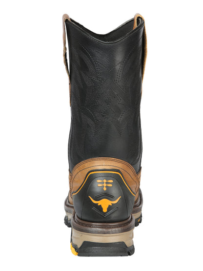 El General Men’s Work Boot - Crazy Leather - Mantequilla 44686