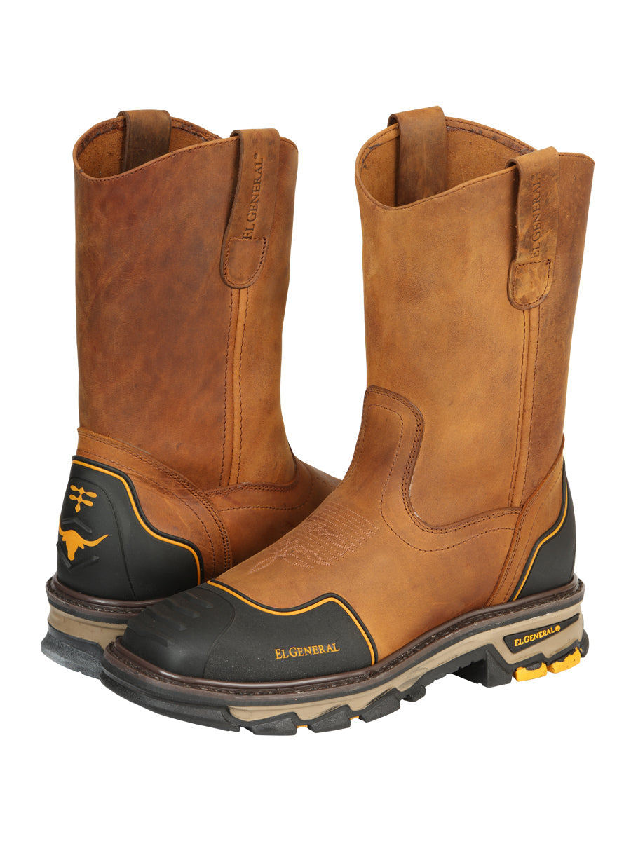 El General Men’s Work Boot - Crazy Leather - Kansas 44689