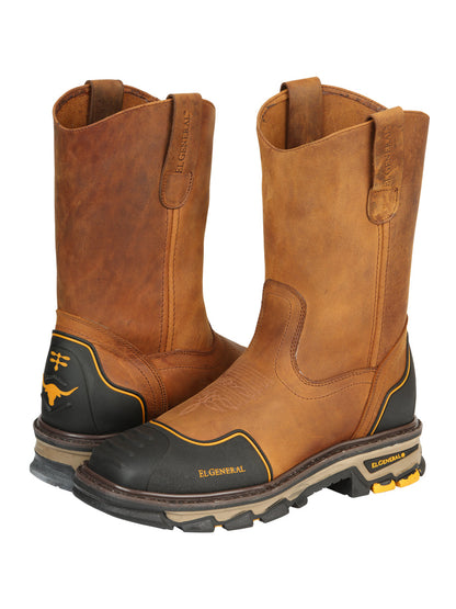 El General Men’s Work Boot - Crazy Leather - Kansas 44689