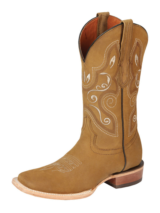 El General Women’s Rodeo Boots Oil Nubuck Leather - Honey

  44848
