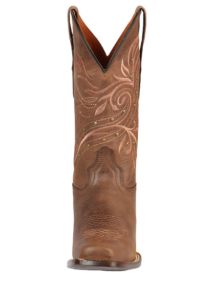 El General Women’s Rodeo Boot  - Alazan Brown 44854