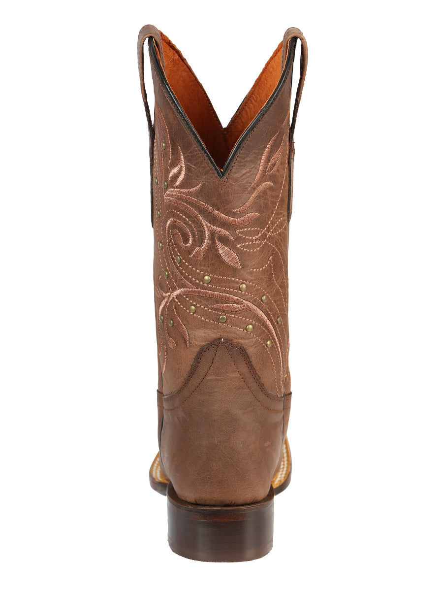 El General Women’s Rodeo Boot  - Alazan Brown 44854