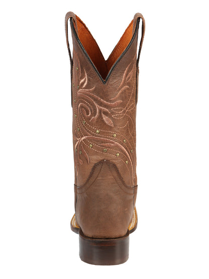 El General Women’s Rodeo Boot  - Alazan Brown 44854