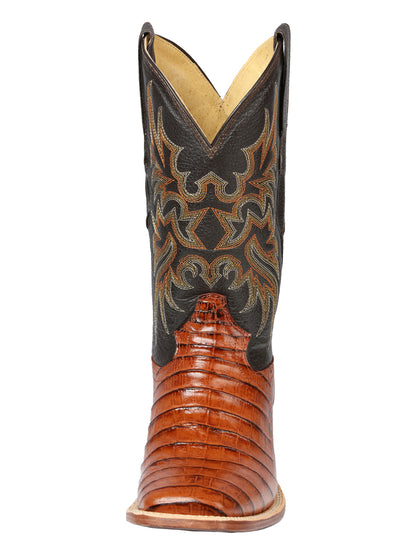 Vaquero Boot Imitation El Señor de los Cielos - Coco Belly Cognac Faux Leather 44939