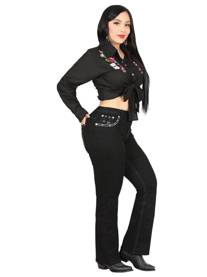 Centenario Bootcut Denim Jeans - Black 45026