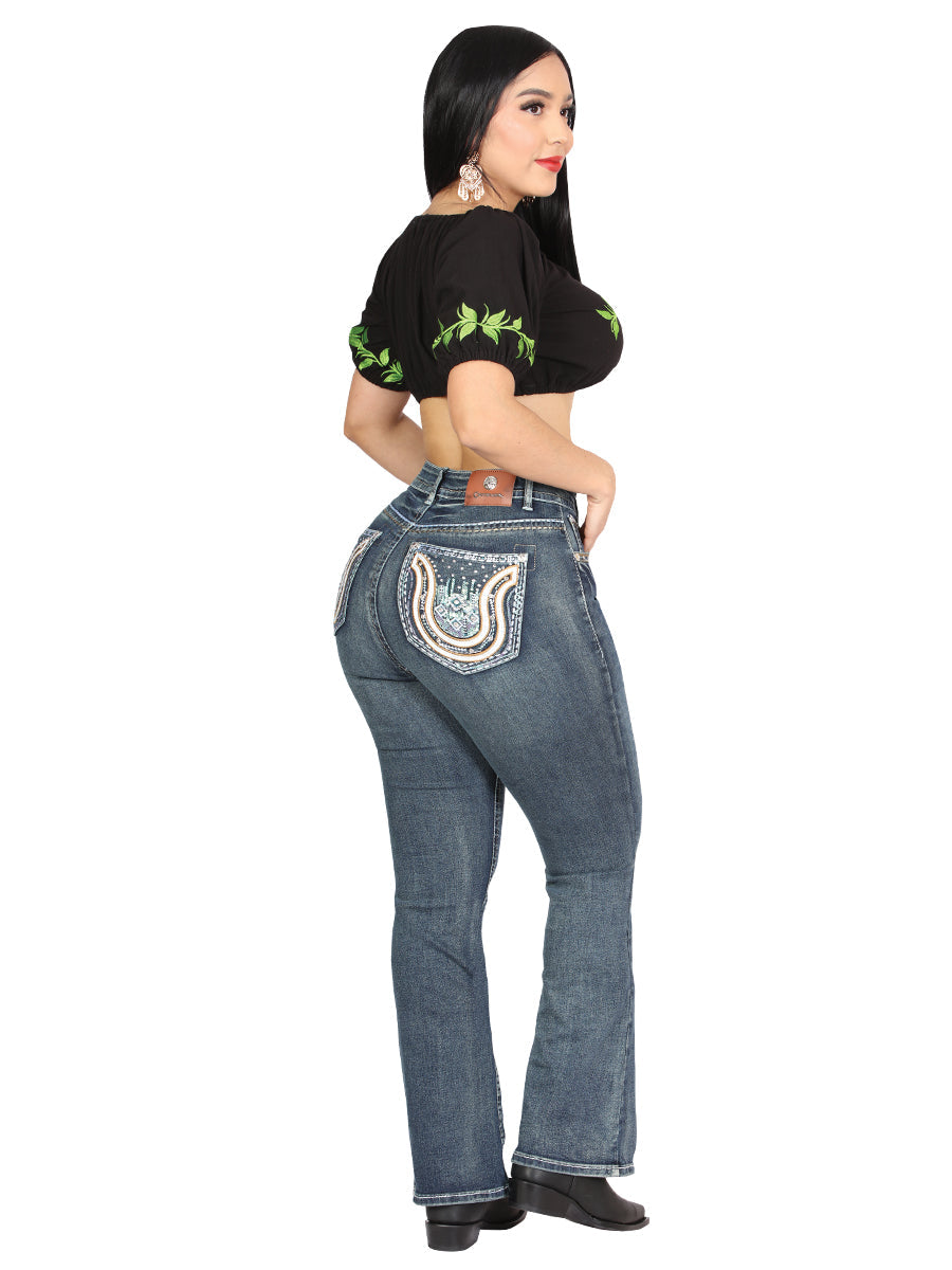 Centenario Bootcut Denim Jeans - Dark Blue 45029