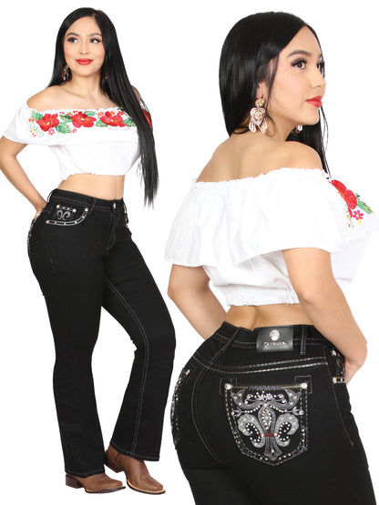 Centenario Bootcut Denim Jeans - Black 45030