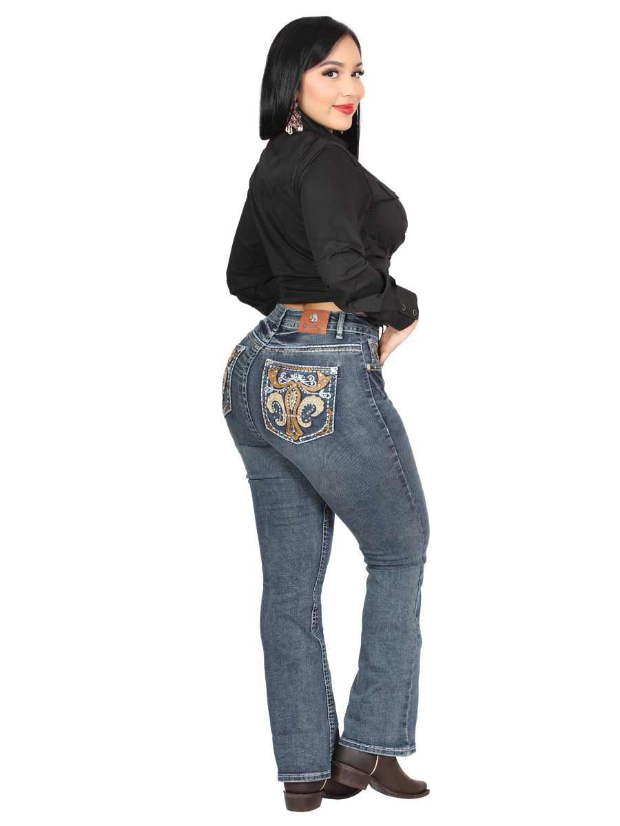 Centenario Bootcut Denim Jeans - Dark Blue 45031