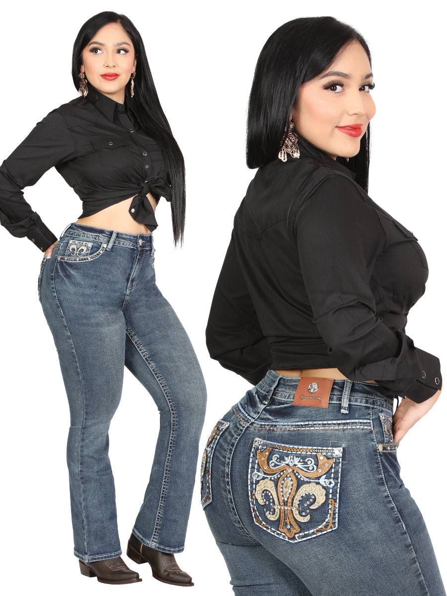 Centenario Bootcut Denim Jeans - Dark Blue 45031