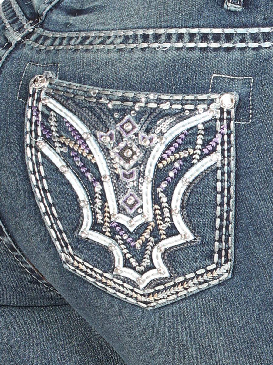 Centenario Bootcut Denim Jeans - Dark Blue 45032