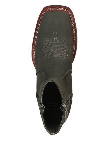 El Canelo Men’s Ankle Boots - Nobuck Gray 45213