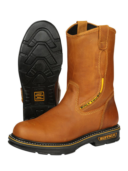 Buffalo & Bull Men’s Work Boots Without Toe Cap - Crazy Miel  45258