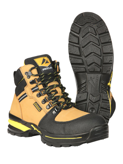 Procliff Men’s Work Shoes with Laces and Toe Cap - Nobuck Miel  45285