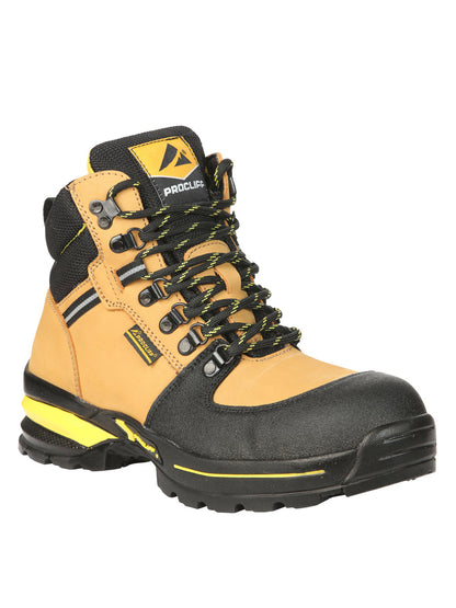 Procliff Men’s Work Shoes with Laces and Toe Cap - Nobuck Miel  45285